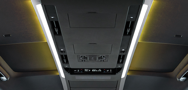 đèn trần xe toyota alphard