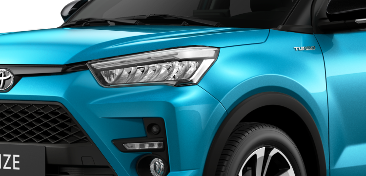 đèn trước toyota raize