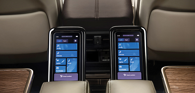 điều khiển cảm ứng toyota alphard