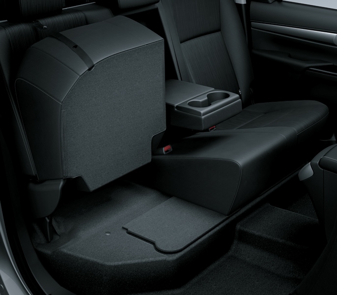 hàng ghế gập sau toyota hilux