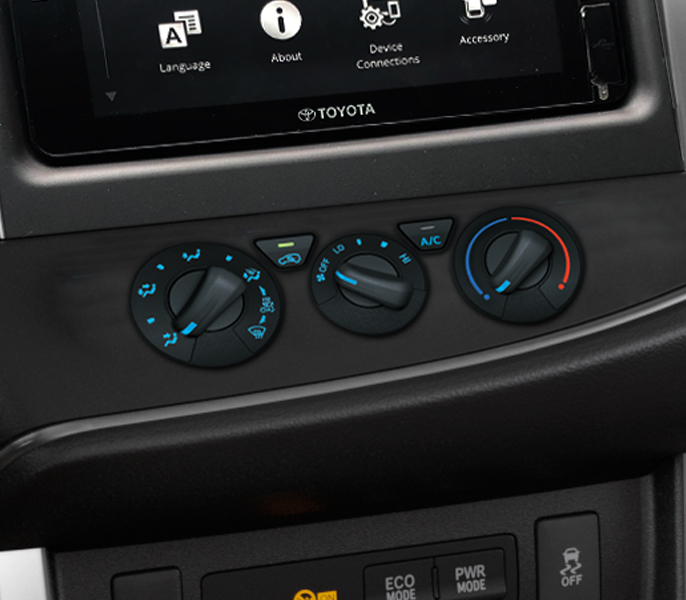 hệ thống điều hòa toyota innova