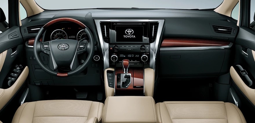 không gian nội thất toyota alphard