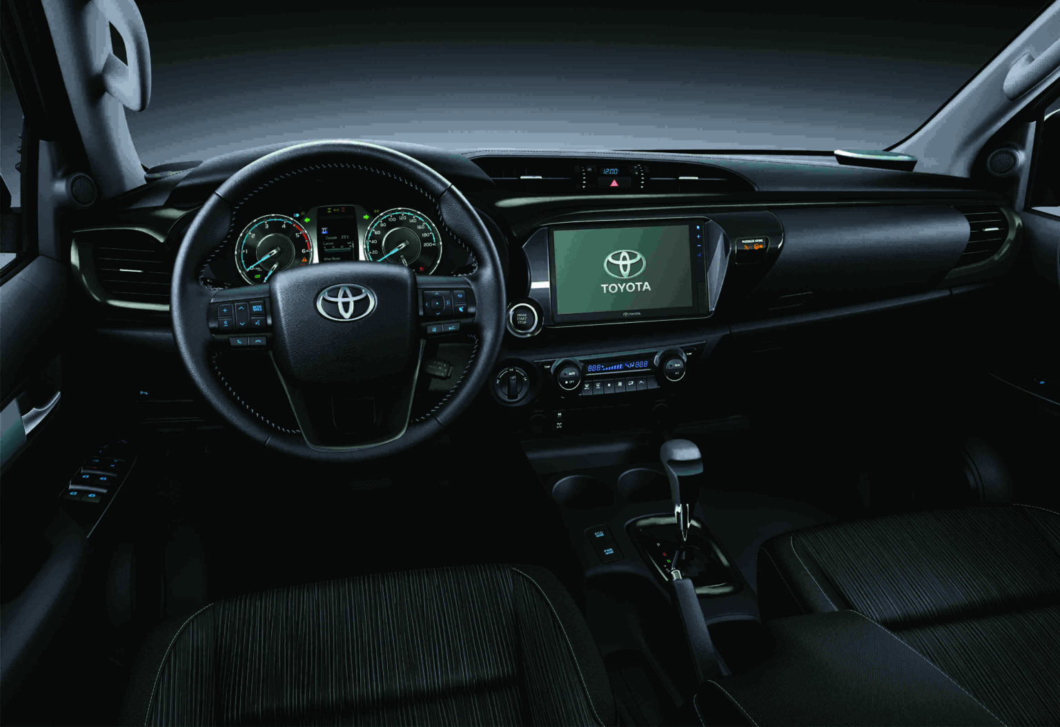 không gian nội thất toyota hilux