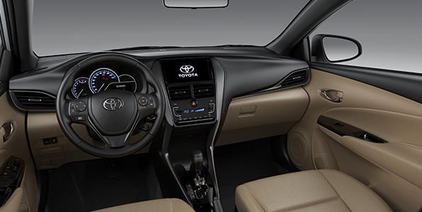 không gian nội thất toyota yaris
